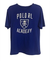 Polo Ralph Lauren Boys Shirt Size L Large Blue Short Sleeve Casual Tee S... - £14.50 GBP