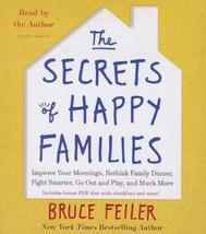 The Secrets of Happy Families by Bruce Feiler Audiobook CD 6 Discs Unabr... - $23.22 MXN
