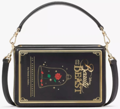 Kate Spade Disney X 3D Book Crossbody Bag Black Leather KE564 NWT $429 Retail FS - £140.78 GBP