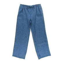 Elementz Womens Wide-Leg Pants, Large, DEEP INDIGO - $44.55