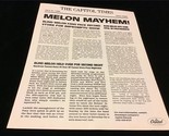 Press Kit Release Sheet Blind Melon “Newsletter” - $10.00