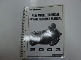 2003 Suzuki New Model Technical Update Seminar Manual FACTORY OEM BOOK 03 *** - $16.99