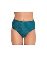 $20 Salt + Cove Shiny Seersucker Basic High-Waist Bottoms Green Size XS - $182.23 MXN