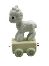 Precious Moments Birthday Train, Age  1, Happy Birthday Little Lamb No Box - $5.93