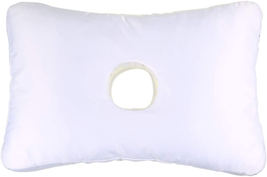 Pillow With Hole Side Sleeping Ear Guard Pillow Rectangular NEW - £47.86 GBP