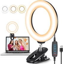 Lighting for Video Recording, Selfie Ringlight with Clip for Computer - £15.45 GBP