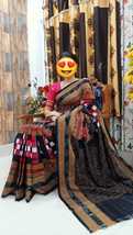 India Handcrafted Sambalpuri Sarees Festival Sambalpuri Pasapali cottan ... - £120.18 GBP