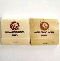 MGM Grand Hotel Reno Vintage Matchbox Nevada Las Vegas Lot Of 2 Unused E11 - £15.13 GBP