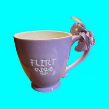 Starbucks 2006 Purple Flirt 15 oz Coffee Mug/Cup with Ribbon Flirt Charm NEW - $20.57