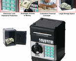 Electronic Piggy Bank Atm Password Money Box Cash Coins Saving For Kids ... - £31.23 GBP