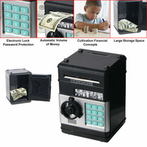 Electronic Piggy Bank Atm Password Money Box Cash Coins Saving For Kids Gift New - £31.45 GBP