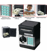 Electronic Piggy Bank Atm Password Money Box Cash Coins Saving For Kids ... - £31.96 GBP