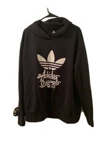 Adidas Originals Men&#39;s Hoodie Sweatshirt Pullover Size XL Black &amp; White - £29.24 GBP