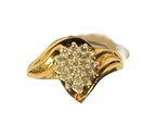 Diamond Women&#39;s Cluster ring 10kt Yellow Gold 406148 - $199.00