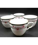 Victoria&#39;s Garden Arita Set of 4 Tea Coffee Cups Gear Gold Trim Fine Jap... - £24.77 GBP