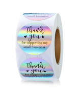 Thank You For Supporting My Small Business 500 Holographic Labels Sticke... - €6,59 EUR