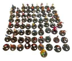 Huge Lot Of  72  Marvel, DC Heroclix WizKids - $49.50