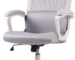 Task Home Office Desk Chairs, Light Grey, Smug Ergonomic Mesh, Soft Pu A... - £56.84 GBP