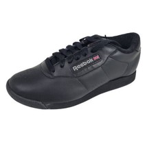 Reebok Classic Princess Wide Womens Leather 30892 Athletic Shoes Black Size 6.5 - £39.28 GBP