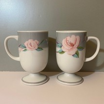 Vintage Himark 1985 Mugs Victorian Rose By Saltera Cups - £11.98 GBP