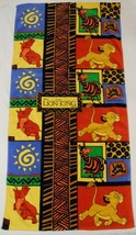 DISNEY The LION KING Vintage TOWEL Bath Beach LITTLE SIMBA Dophes Ltd 28... - £32.01 GBP