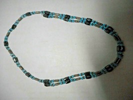 MAGNETIC Hematite Jewelry Multicolor Beads Necklace Bracelet Adjustable Wrap - £10.22 GBP