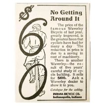 Indiana Waverley Bicycles 1897 Advertisement Victorian Bikes Reputationl ADBN1A6 - $12.99