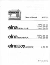 Elna Air Electronic Carina 500 Electronic Service manual Hard Copy - $15.99