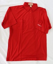 NEW w/o Tags VINTAGE 1990s Bridgeport CC Antigua Red Golf Shirt Large LG L - £23.22 GBP