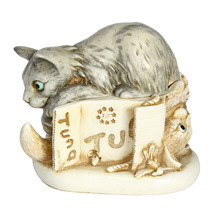 Harmony Kingdom Cannery Row - Tony&#39;s Tabbies II Cats in Tuna Box - £22.05 GBP