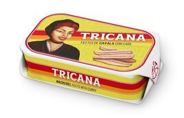 Tricana - Canned Mackerel fillets with Curry - 5 tins x 120 gr - $83.69 CAD