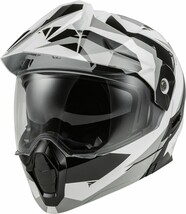 FLY RACING Odyssey Summit Modular Helmet, Black/White/Gray, 2X-Large - £228.00 GBP