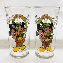 Vintage Coca-Cola Company Mickey&#39;s Christmas Carol Collector&#39;s Glasses (... - $23.76