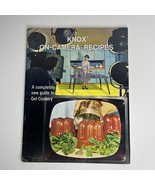 1963 Knox On-Camera Recipes A completely new guide to Gel Cookery Cook USA - $28.75