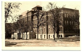 Deaconess Hospital Great Falls Montana MT RPPC Postcard 1933 - £11.64 GBP