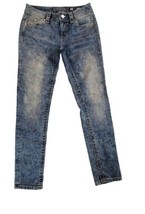 MISS ME Mid Rise Skinny Jeans Womens Size 27 Dark Wash Denim Pants NO BLING Rare - £15.47 GBP