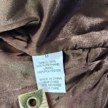 Wishful Park RN#131869 Women’s Size Medium Coat Brown Faux Vegan Leather Jacket image 4