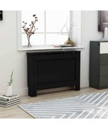 Radiator Cover Black 44.1&quot;x7.5&quot;x31.9&quot; MDF - €158,61 EUR