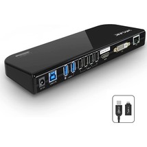 Wavlink USB 3.0/USB-C Universal Laptop Docking Station, Dual Video Monitor Suppo - £106.30 GBP