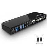 Wavlink USB 3.0/USB-C Universal Laptop Docking Station, Dual Video Monit... - £105.08 GBP