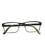 Robert Mitchel Eyeglasses Frames RM 5011 BK Black Rectangular Full Rim 5... - $1,027.05 MXN