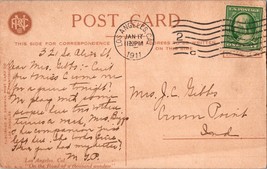 Vtg Postcard California Arthur Letts&#39; Home at Hollywood Los Angeles PM 1911 - £4.50 GBP