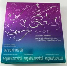 Avon Mega Mix 'N Go Palette Eyeshadow Blush Highlighter Lip Gloss 1.04 oz - $22.76