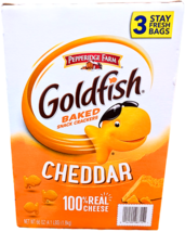Pepperidge Farm Goldfish Baked Cheddar Crackers 3x22 Ounce Box EXP 04/2026 - $483.82 MXN