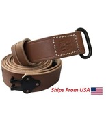 US Springfield Rifle WWII 1941 Pattern M1 Garand Leather Sling Steel Fit... - £16.98 GBP