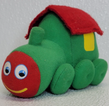 Shanghai Toy Time Enterprises Smiley Train Plush Toy Green Red - $13.50