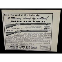 Century Arms Vintage Print Ad 60s Martini Enfield Rifles St Albans VT - £11.75 GBP