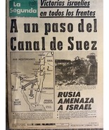 Periódico España Guerra de los Seis Días en Israel 1967 - $27.54 CAD