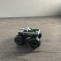 Hot Wheels Monster Jam V8 Bomber Truck Mattel 1/64 Diecast Silver With T... - $9.87