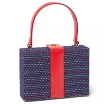 Janie and Jack Blooming Fields Tweed Red Blue Girls Handbag Purse NWT - $28.80